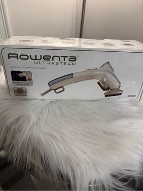 Brand New Rowenta Ultrasteam Handheld Fabric Steamer - Ivory/Gray